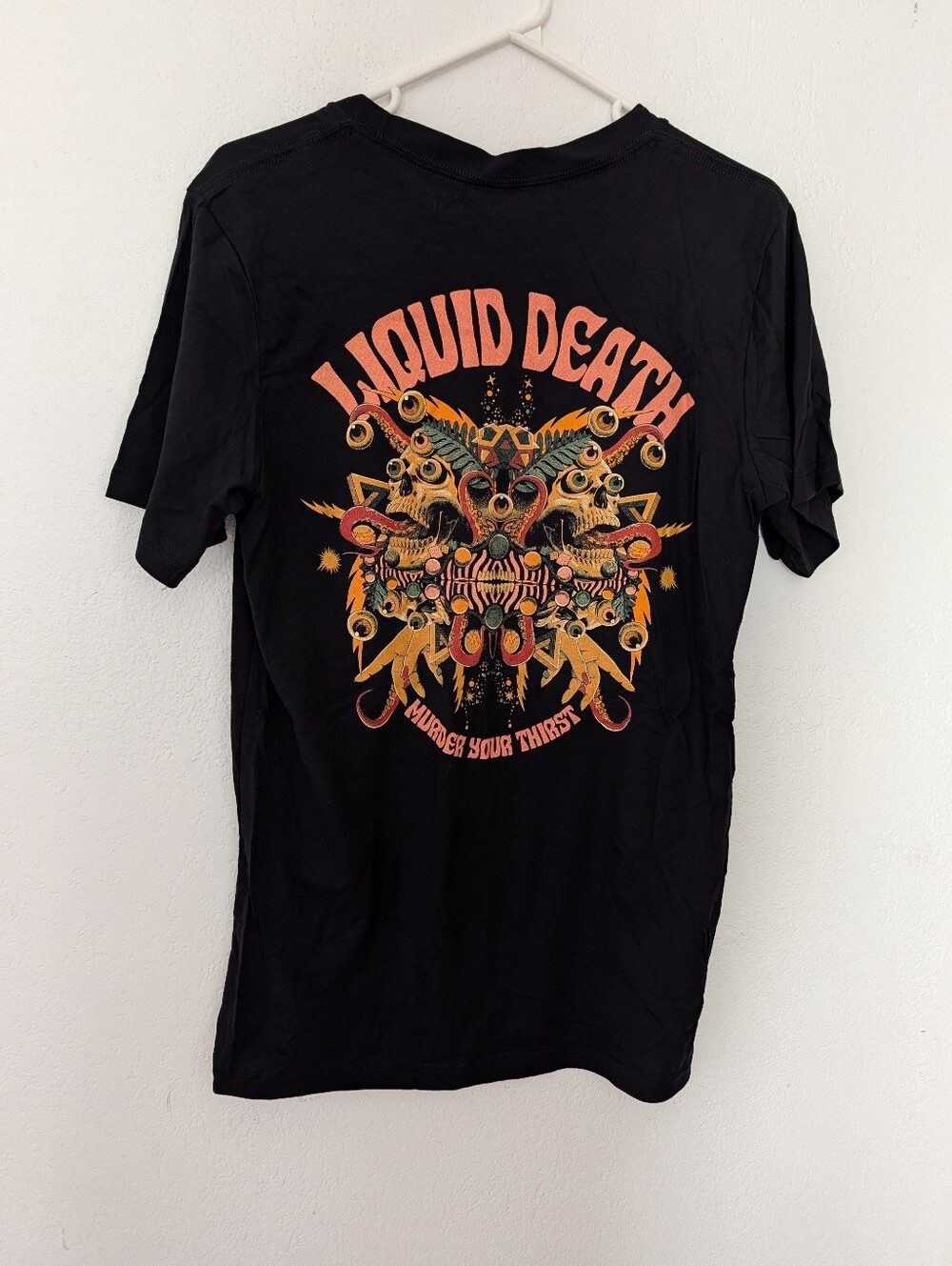 Liquid Death Murder Your Thirst Black T Shirt Size Medium Pre Owned
